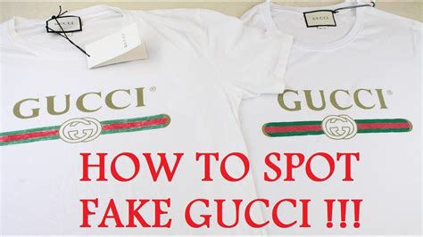 gucci t-shirt original vs fake|knockoff gucci t shirt.